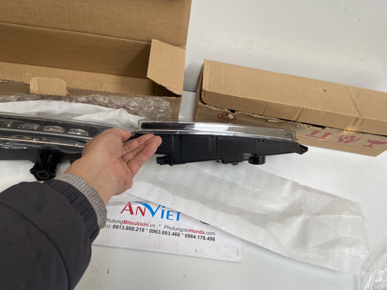 Đèn ba đờ sốc trước xe Honda CRV 2018